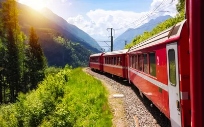 Berninabahn in der Schweiz
